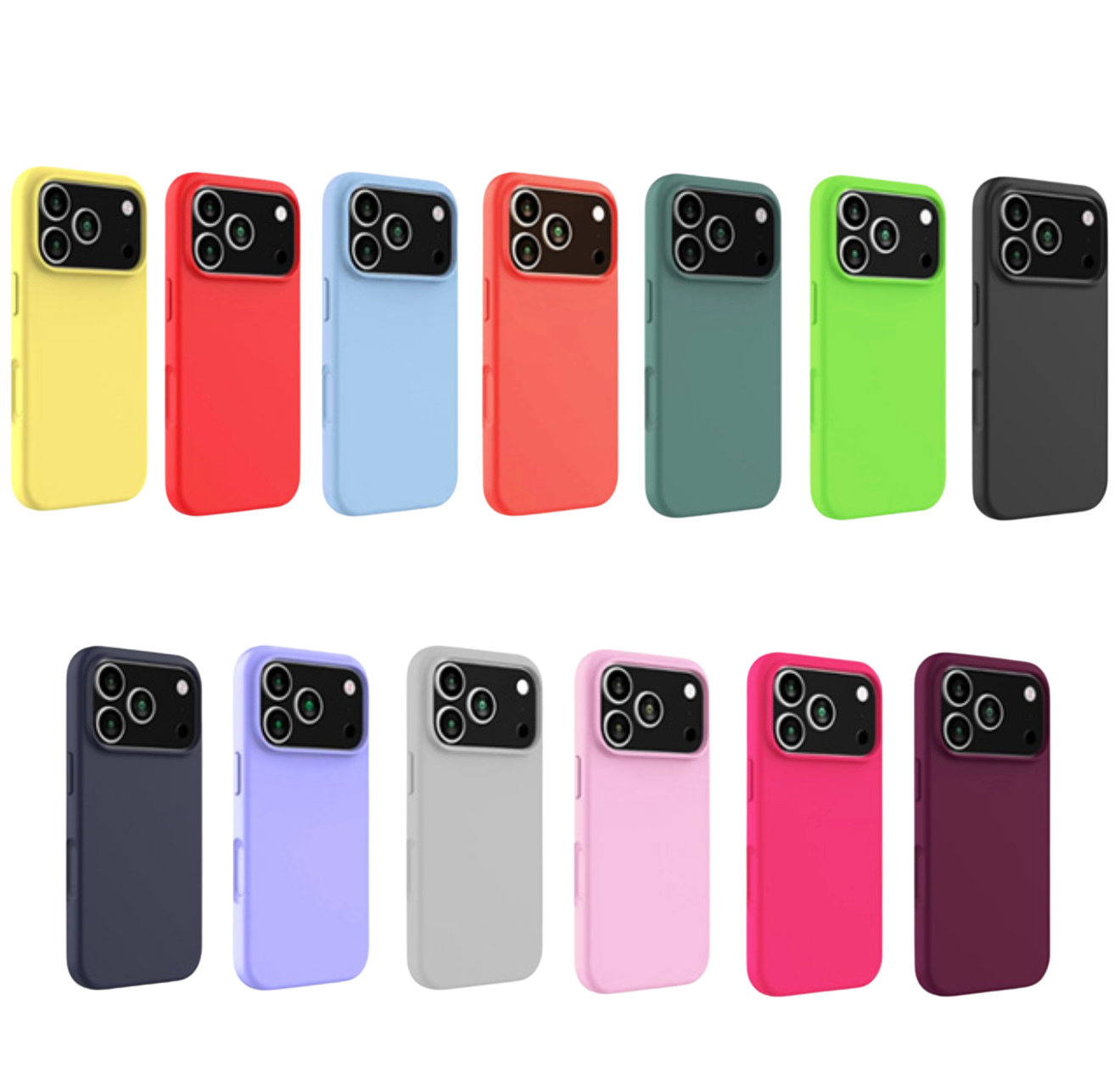 Microfiber Silicone Case iPhone 17 Pro Max