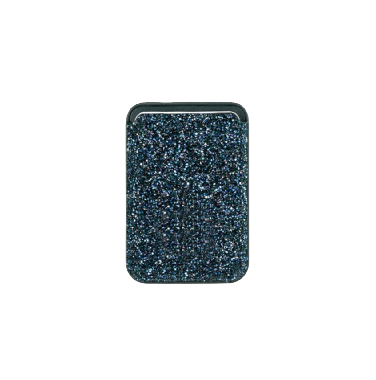 Magnetic Stone Glitter Card Holder Pocket