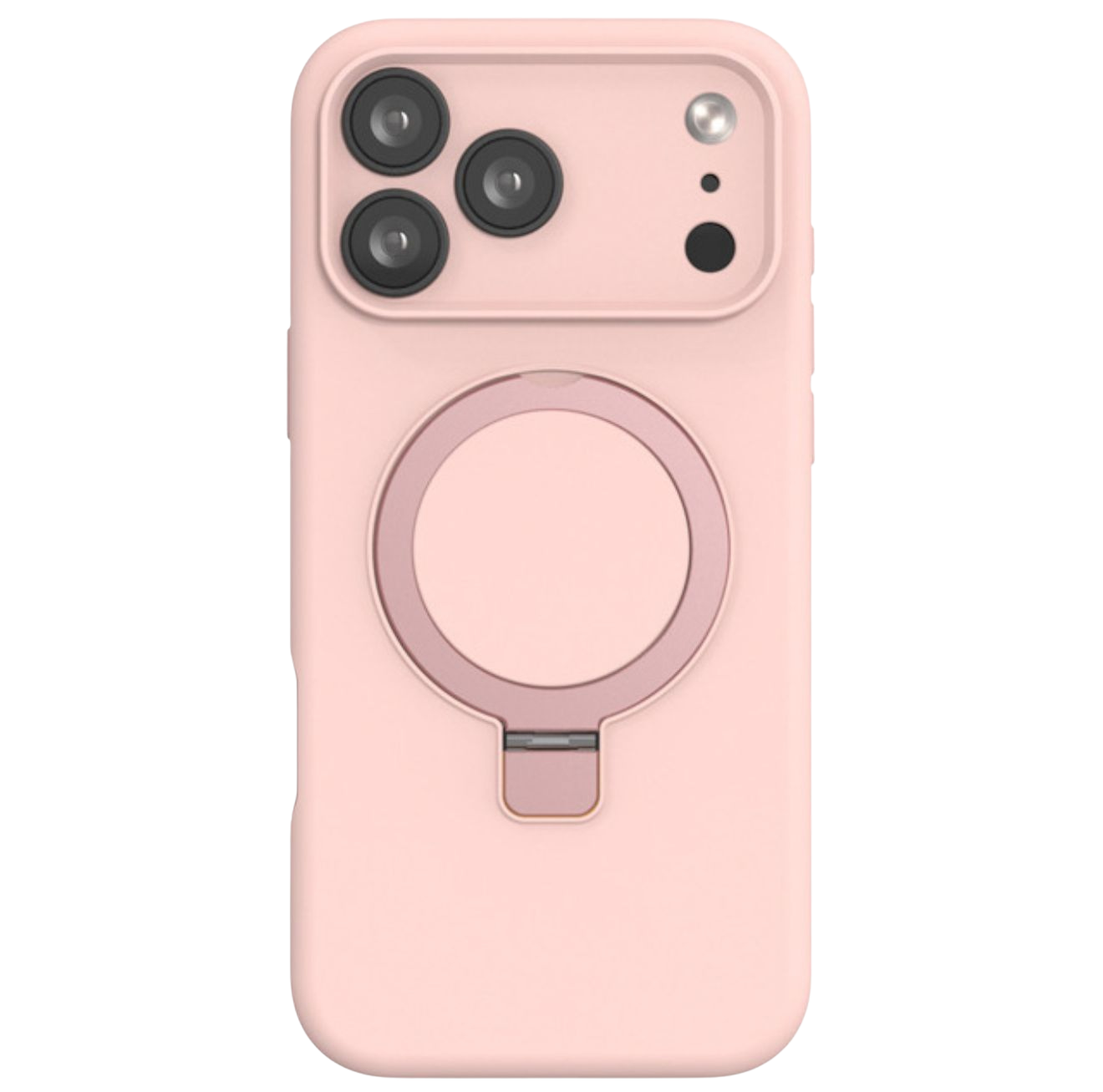 Silicone Ring Stand Magnetic Case iPhone 17 Pro Max