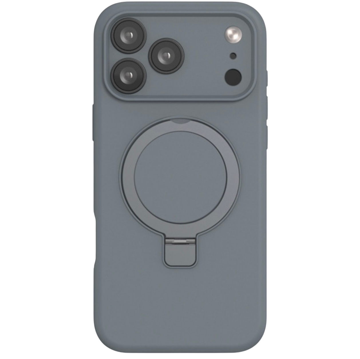 Silicone Ring Stand Magnetic Case iPhone 17 Pro Max