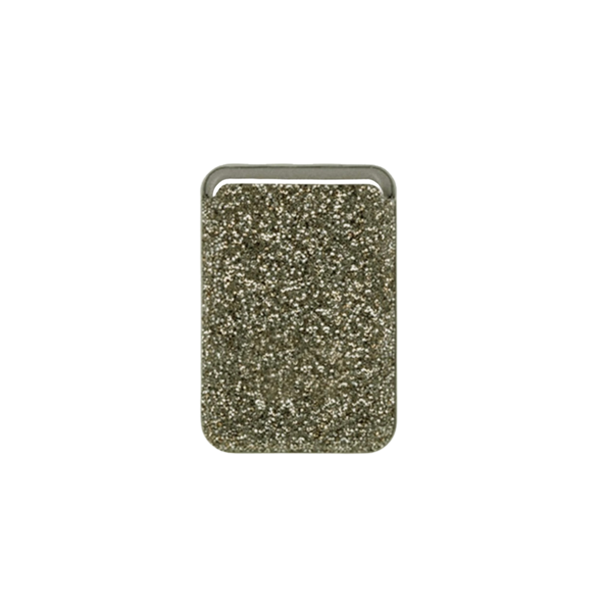 Magnetic Stone Glitter Card Holder Pocket