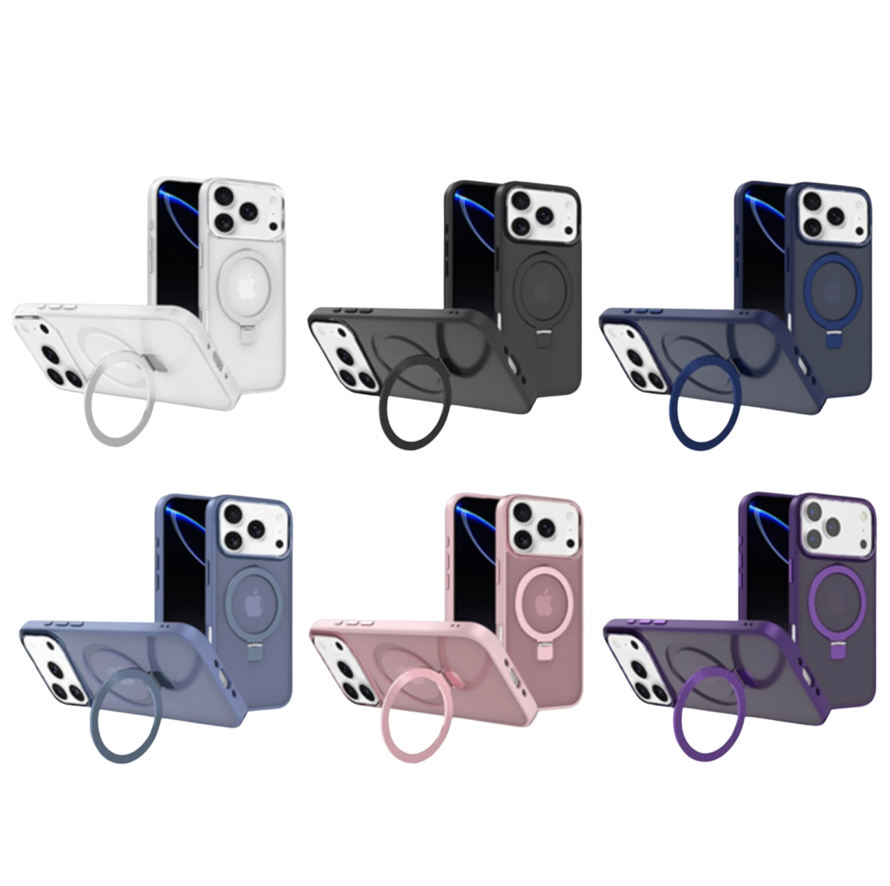 MT Series Mattee Magnetic Ringstand Case iPhone 17 Pro Max
