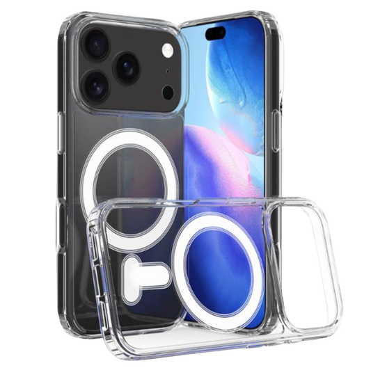 Clear Magnetic Hard Case iPhone 17 Pro Max